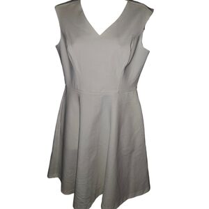 NWT WHBM Off White Peplum Tank Top Dress